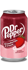 12x Dr. Pepper Strawberries & Cream 0,33l DPG (12x0,33l)