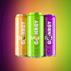 Gönrgy Limited Editon Set 1x Juneberry Jam 1x White Peach 1x Sweet Lemon 3x 500ml Einweg Dose DPG