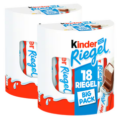 2x Ferrero kinder Riegel 18ST 378g (2x378g)
