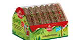 Produktbild anzeigen: Wicklein Lebkuchen-Herzen Grinch Vollmilch 215g – Produktfoto