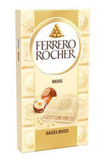 Produktbild anzeigen: 8x Ferrero Rocher Schokolade Tafel Weiß 90g (8x90g)
