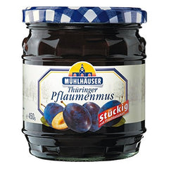 Mühlhäuser Thüringer Pflaumenmus stückig 450g