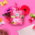 Produktbild anzeigen: 4x Ritter Sport Schokowürfel Dankeschön 176g (4x176g)