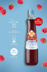 6x Yo Sirup Ohne Zucker Himbeere 0,7l (6x700ml)