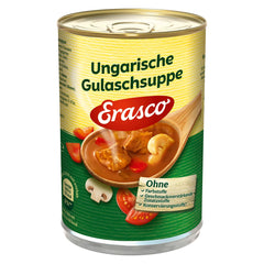 3x Erasco Ungarische Gulaschsuppe 390ml mit zartem Rindfleisch und viel Gemüse (3x390ml)