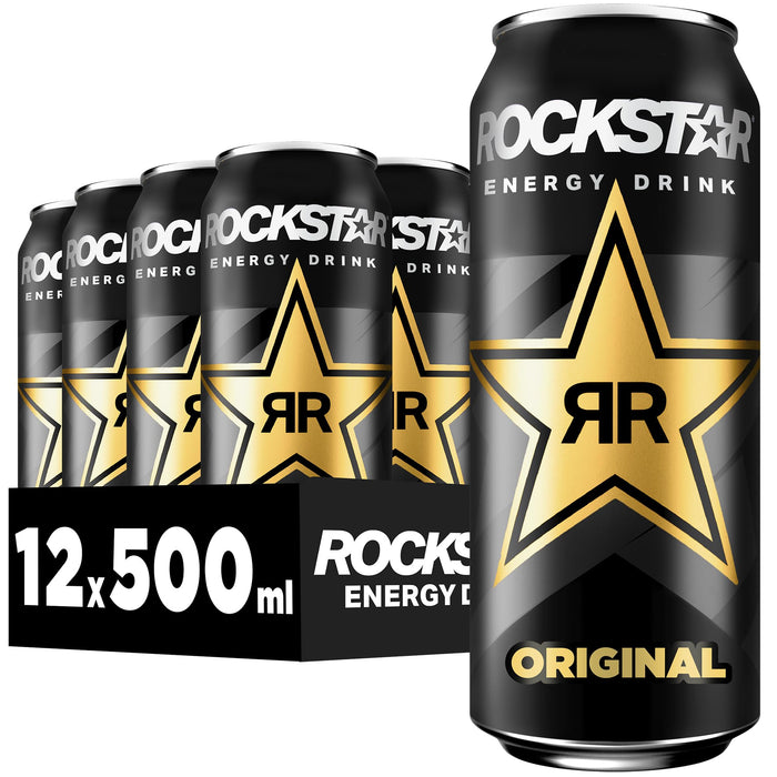 12x Rockstar Energy Drink Original 500ml DPG (12x500ml)