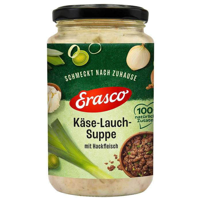 Erasco Käse-Lauch-Suppe mit Hackfleisch 350ml