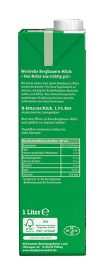 Produktbild anzeigen: 12x Berchtesgadener Land Bergbauern H-Milch 3,5%1l (12x1l)