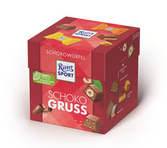4x Ritter Sport Schokowürfel Schokogruß 176g (4x176g)