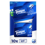 Produktbild anzeigen: Tempo Orginal Taschentücher - Megapack - 10 Packungen mit je 30 Päckchen x 10 Tüchern - extra starke, weiche Papiertaschentücher, waschmaschinenfest