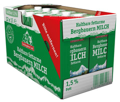 12x Berchtesgadener Land Bergbauern H-Milch 3,5%1l (12x1l)