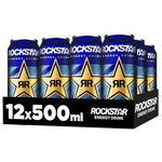 Produktbild anzeigen: 12x Rockstar Energy Drink Blueberry Pomegranate Acai 0,5l DPG (12x500ml)