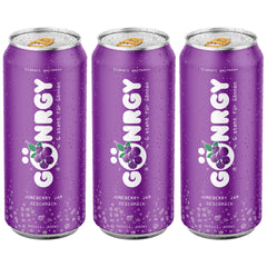 Gönrgy Set Getränk Alle Neuen Sorten Limited Edition By Monte Gönergy Juneberry Jam White Peach Sweet Lemon 3x 500ml Einweg + Sparbude Versandschutzpackung