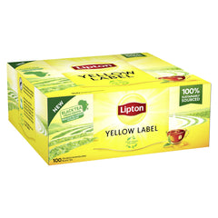 Lipton Tee Yellow Label Tea Schwarzer Tee, 100 Teebeutel, 150 g