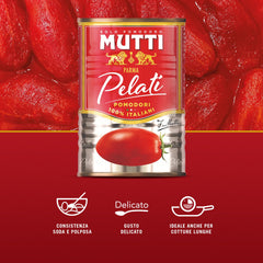 6x Mutti Pelati Schältomaten 400g (6x400g)