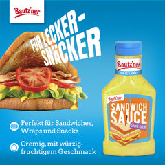 Bautz'ner Saucen Set 1x Sandwich 1x Burger & 1x Nachosauce (3x300ml)