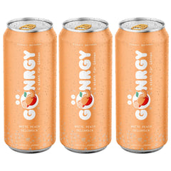 Gönrgy Set Getränk Alle Neuen Sorten Limited Edition By Monte Gönergy Juneberry Jam White Peach Sweet Lemon 3x 500ml Einweg + Sparbude Versandschutzpackung