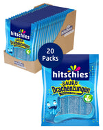 Produktbild anzeigen: 20x Hitschies Saure Drachenzungen Blau 20x125g (2500g)