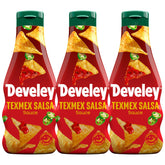 3x Develey Tex Mex Salsa Sauce 250ml (3x250ml)