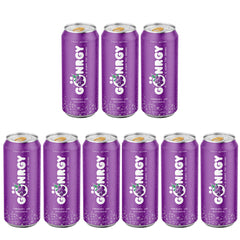 Gönrgy Set Getränk Alle Neuen Sorten Limited Edition By Monte Gönergy Juneberry Jam White Peach Sweet Lemon 3x 500ml Einweg + Sparbude Versandschutzpackung