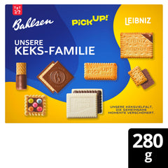 9x Bahlsen Unsere Keksfamilie 280g - Keksmischung mit 7 knackigen Kekssorten (9x280g)