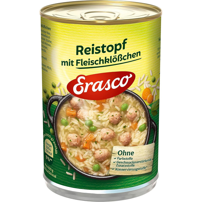 Erasco Reistopf mit Fleischklößen 400g