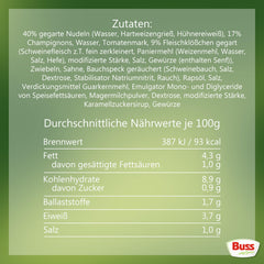 Buss Freizeitmacher Fertiggerichte zum Aufwärmen in Mikrowelle & Topf - Schnell & Einfach Zubereitet - 12 x 300g