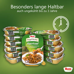 Buss Freizeitmacher Fertiggerichte zum Aufwärmen in Mikrowelle & Topf - Schnell & Einfach Zubereitet - 12 x 300g