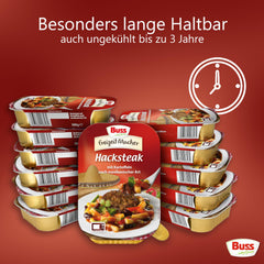 Buss Freizeitmacher Fertiggerichte zum Aufwärmen in Mikrowelle & Topf - Schnell & Einfach Zubereitet - 12 x 300g