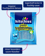 20x Hitschies Saure Drachenzungen Blau 20x125g (2500g)