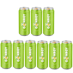 Gönrgy Set Getränk Alle Neuen Sorten Limited Edition By Monte Gönergy Juneberry Jam White Peach Sweet Lemon 3x 500ml Einweg + Sparbude Versandschutzpackung