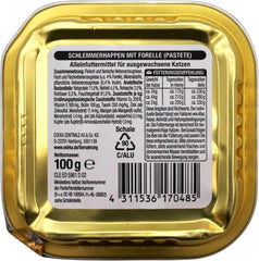 32x GUT&GÜNSTIG Hello my Cat Schlemmerhappen mit Forelle 32x100g (3200g)