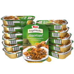 Buss Freizeitmacher Fertiggerichte zum Aufwärmen in Mikrowelle & Topf - Schnell & Einfach Zubereitet - 12 x 300g