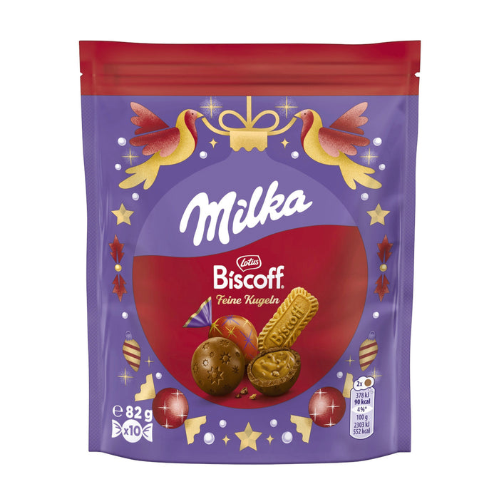 Milka Feine Kugeln Biscoff 82g