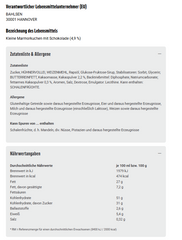 Bahlsen Kuchen-Snack Marmor 55x27,5g (1,51kg)