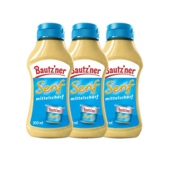 Bautzner Senf mittelscharf 3er Set (3x300ml)