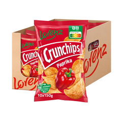 10x Crunchips Paprika 150g (10x150g)