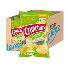 10x Crunchips Sour Cream 150g 10x150g (1500g)
