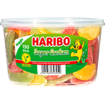 Produktbild anzeigen: Haribo Super Gurken Dose 150ST 1350g