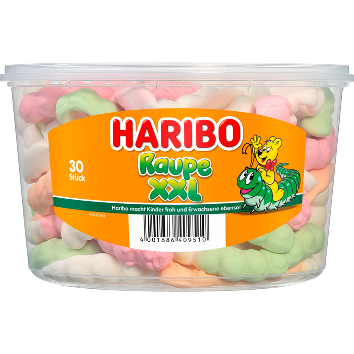 Haribo Raupe XXL 30Stück 960g