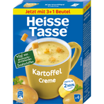 Produktbild anzeigen: Heisse Tasse Kartoffel-Cremesuppe 4x150ml für 600ml (74,4g)