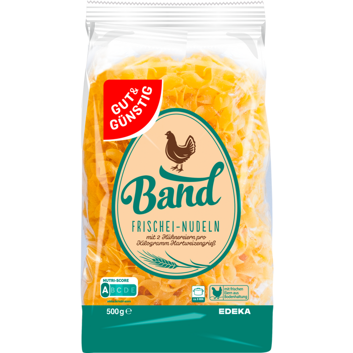 Gut&Günstig Frischei-Nudeln Band 500g