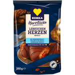 Produktbild anzeigen: EDEKA Herzstücke Lebkuchen Herzen gefüllt Vollmilch 150g