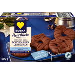 Produktbild anzeigen: EDEKA Herzstücke Schokoladen Lebkuchen Herzen Sterne Brezel Vollmilch 500g