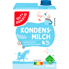 G&G Kondensmilch 4% m. Schraubv o. Gent. 340g