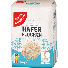 15x GUT&GÜNSTIG Haferflocken extra zart 500g (15x500g)