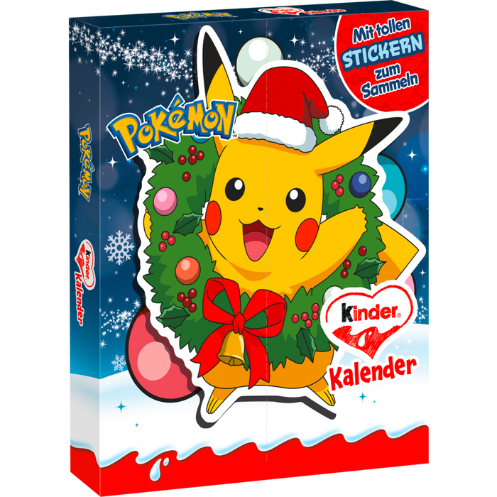 Ferrero Kinder Mix Pokemon Kalender 198g