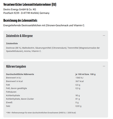 2x Dextro Energy Würfel Zitrone+Vitamin C 138g (2x138g)