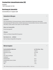 Dreistern Schweinefleisch im eigenen Saft 300g