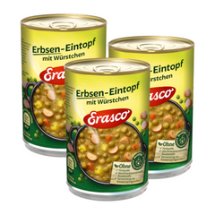 3x Erasco Erbsen-Eintopf 400g (3x400g)